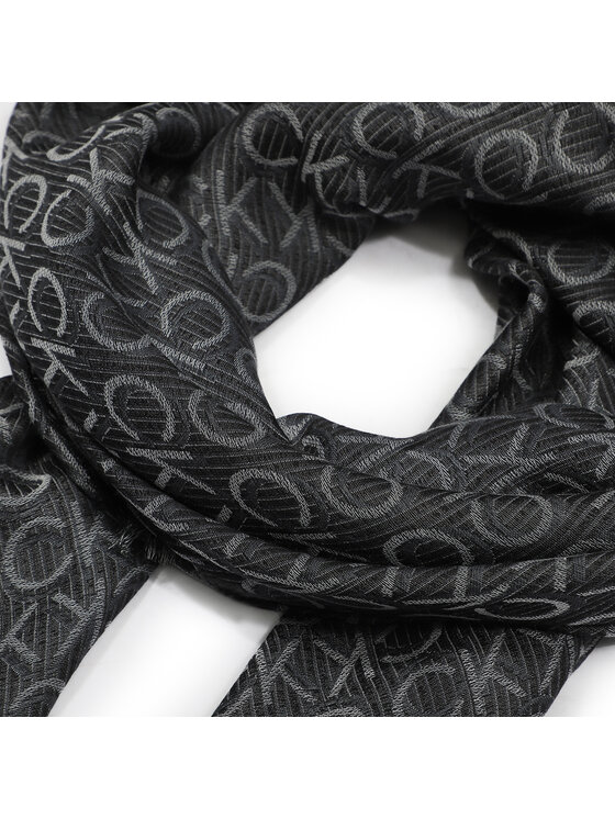 Calvin Klein Eșarfă Calvin Klein Monogram K60K608779 Negru