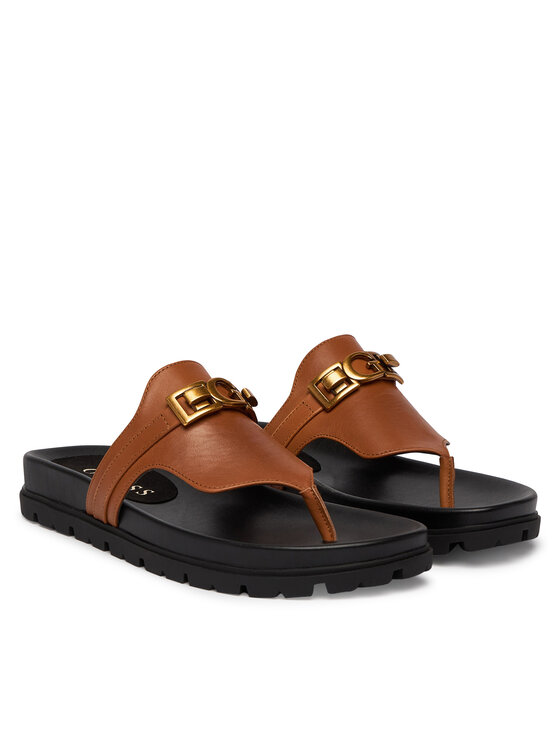 Guess В'єтнамки Guess FLJFRR LEA03 Світло-коричневий
