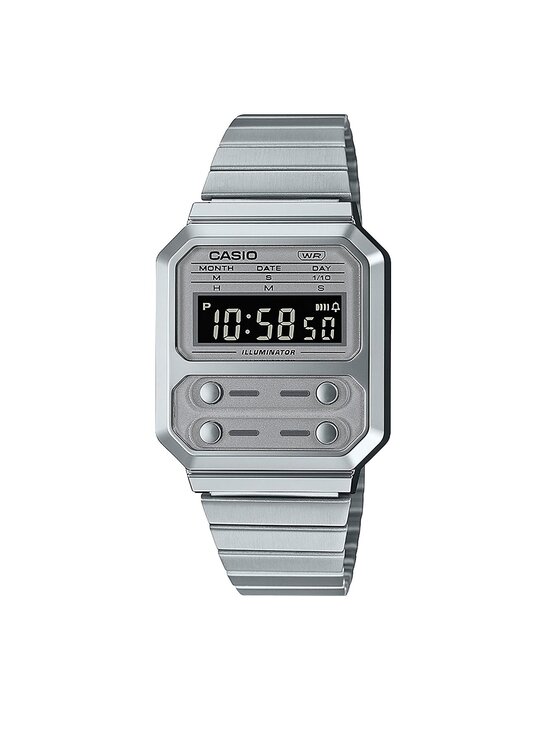 Casio Годинник Casio Vintage A100WE-7BEF Срібний