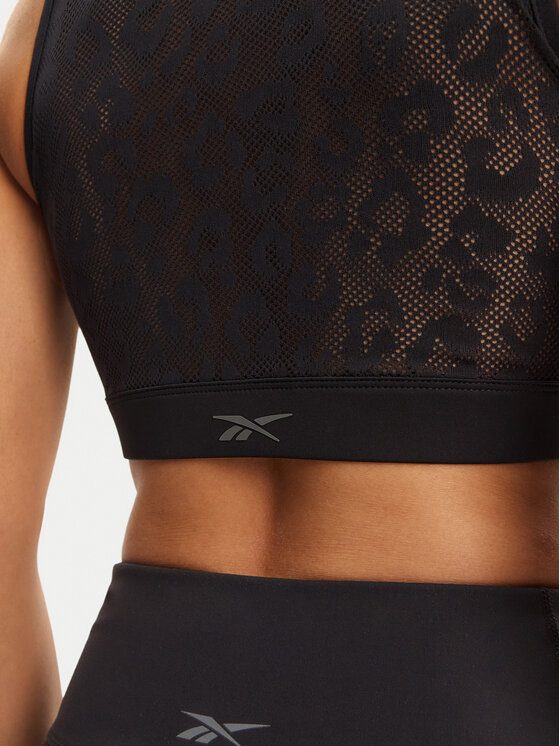 Reebok Reebok Бюстгальтер бралетт Mesh Bralette 118654 Чорний