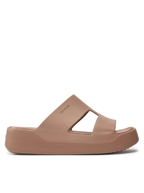 Crocs Шльопанці Crocs Getaway Platform H-Strap 209409 Бежевий