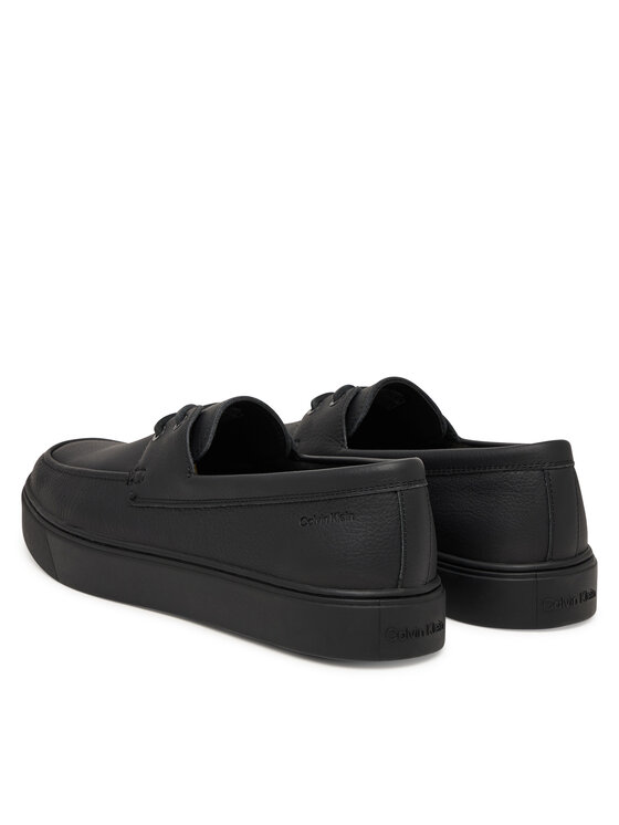 Calvin Klein Scarpe basse Calvin Klein Hybrid Clean Boat Shoe Lth HM0HM02233 Nero