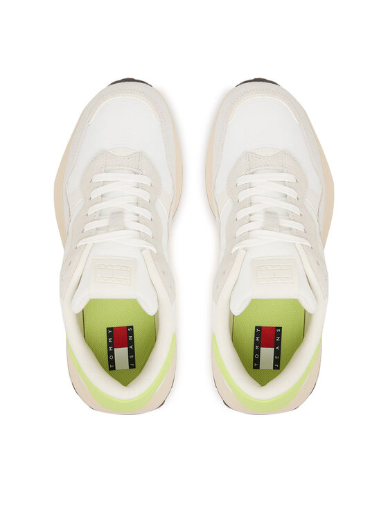 Tommy Jeans Sneakersy Tommy Jeans Tjw Sporty Runner EN0EN02991 Biela