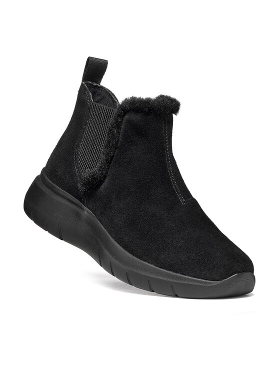 Geox Klassische Stiefeletten Geox D Plummery D66YNB 22 C9999 Schwarz