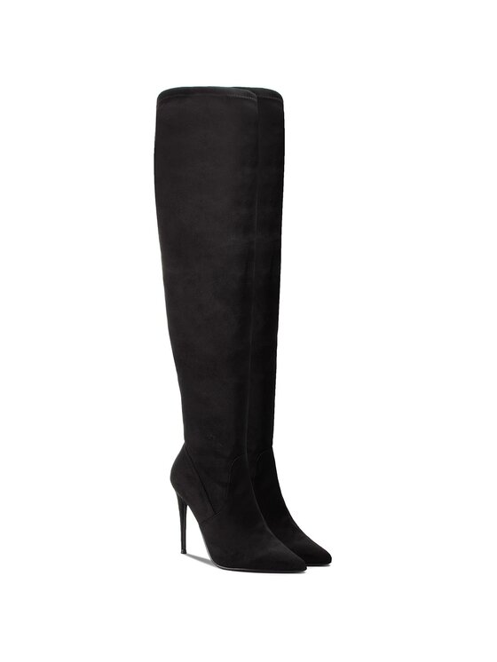 Steve Madden Чоботи Steve Madden Dade Overknee Boot SM11000150-04001-001 Чорний