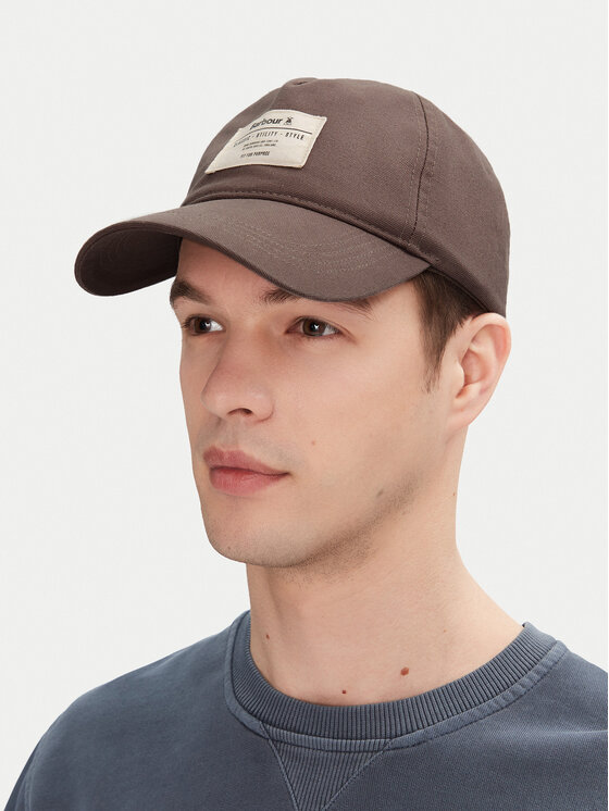 Barbour Šiltovka Barbour Lipton MHA0886GY91 Sivá