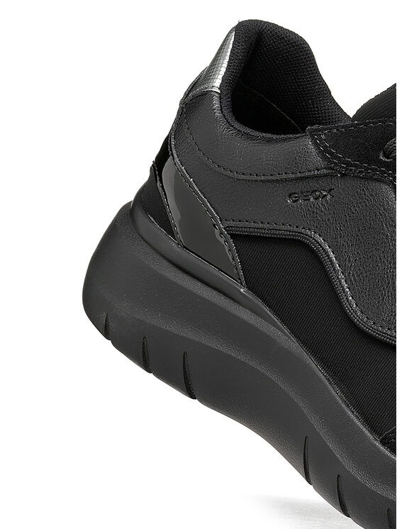 Geox Sneakersy Geox D Plummery D65YNA 5422 C9999 Čierna