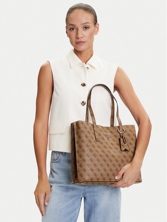 Guess Ročna torba Guess Meridian II HWSG69 74230 Rjava