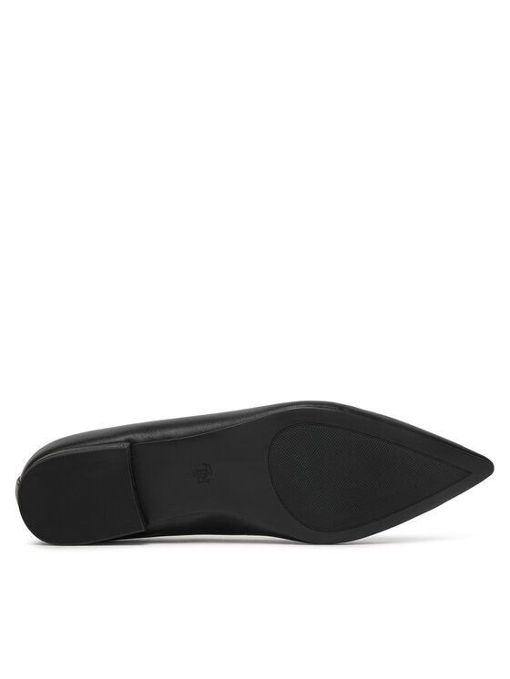 LAUREN RALPH LAUREN Baleriny LAUREN RALPH LAUREN Londyn 802P09039001 Czarny