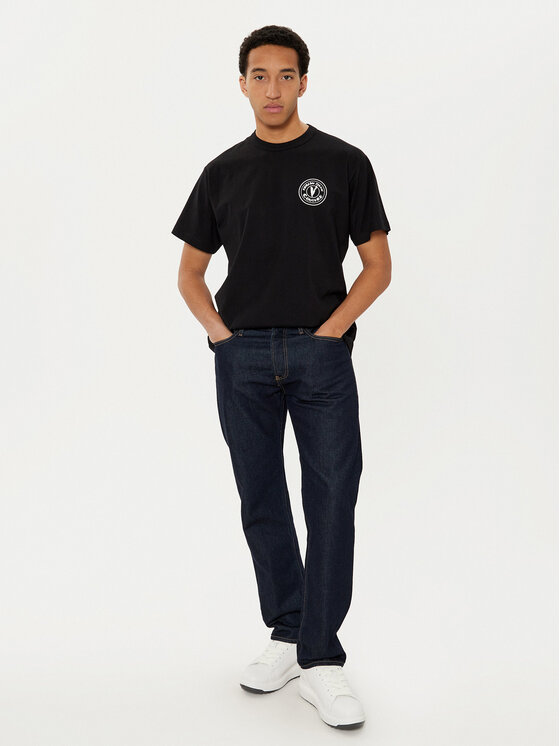 Versace Jeans Couture Versace Jeans Couture Футболка 78GAHE07 Чорний Regular Fit
