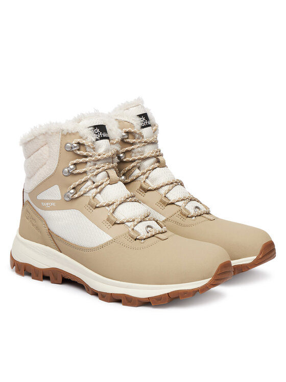 Jack Wolfskin Трекінгові черевики Jack Wolfskin Everquest Texapore High W 4053591 Бежевий