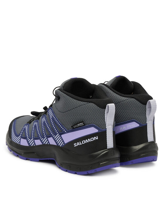 Salomon Трекінгові черевики Salomon Xa Pro V8 Mid Waterproof L47857300 Сірий