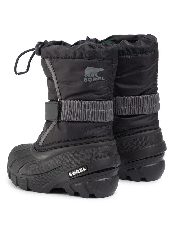 Sorel Čizme za snijeg Sorel Childrens Flurry NC1695 Crna