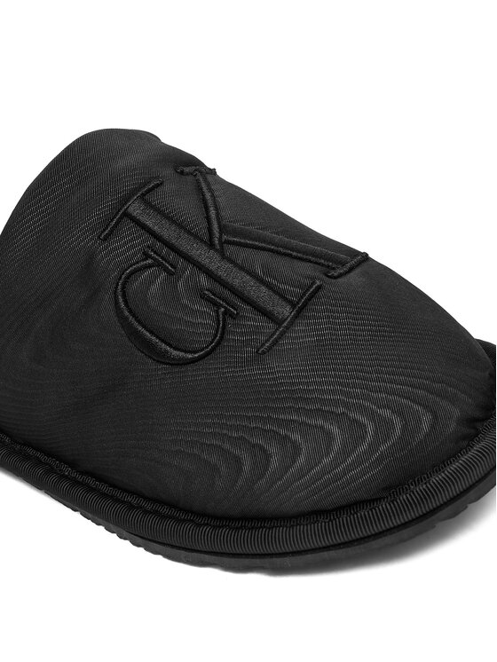 Calvin Klein Jeans Pantuflas Calvin Klein Jeans Slipper Satin Moire YW0YW02053 Negro