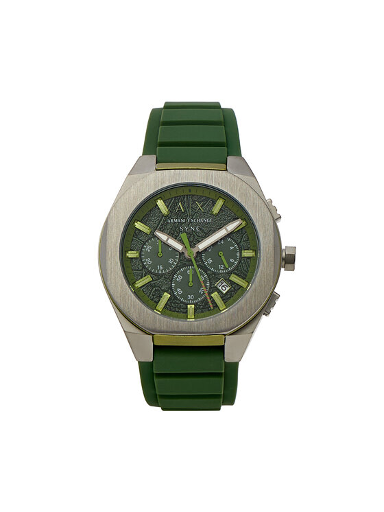 Armani Exchange Годинник Armani Exchange Sync AX4292 Зелений