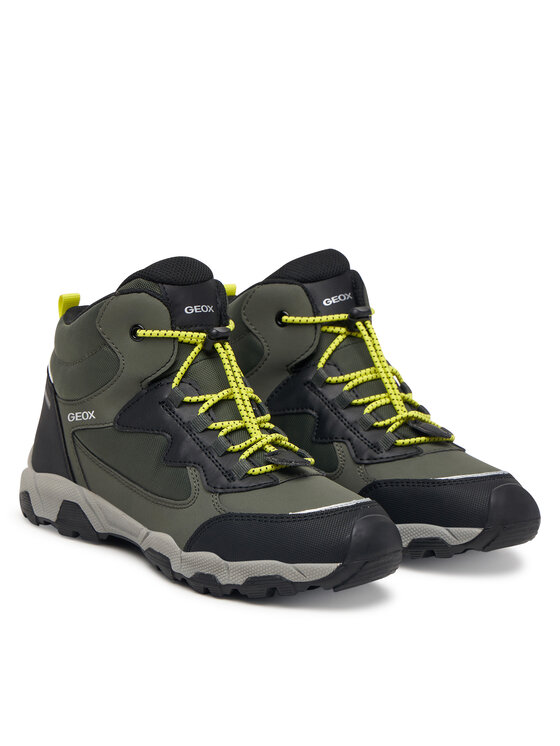 Geox Μποτίνια Geox J Magnetar Boy B Abx J463ZC 050FU C0914 D Σκούρο πράσινο