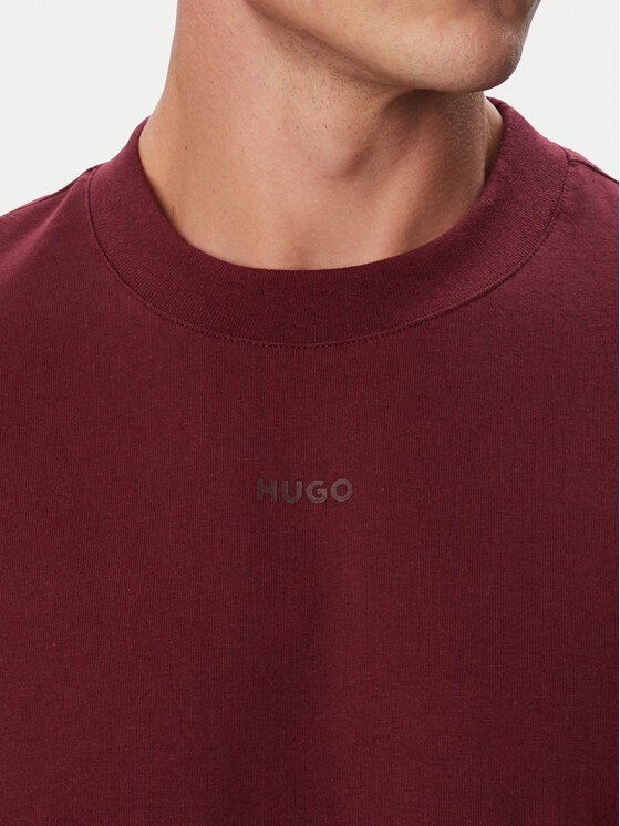 HUGO HUGO Camiseta Dapolino 50488330 Guinda/burdeos Relaxed Fit