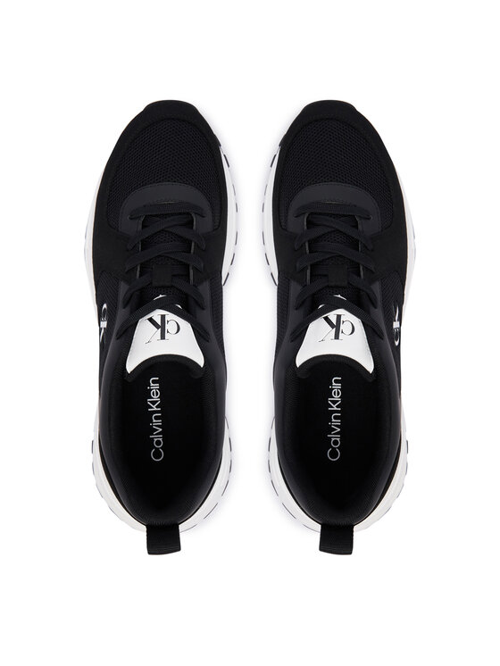 Calvin Klein Tenisice Calvin Klein Hike Runner Lace Up Su Mesh HM0HM02448 Crna