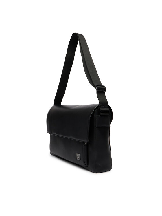 Calvin Klein Bandolera Calvin Klein Emblem Hw Flap Messenger LV04D3299G Negro