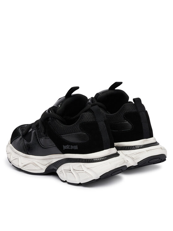 Just Cavalli Sneakersy Just Cavalli 81RA3SC1 ZSF03 Czarny