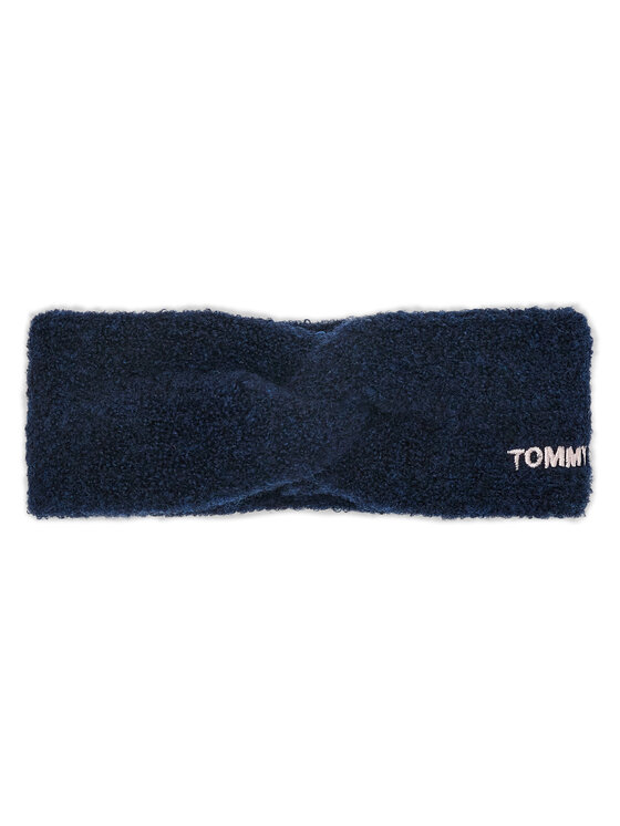 Tommy Hilfiger Textilná čelenka Tommy Hilfiger AW0AW14041 Tmavomodrá