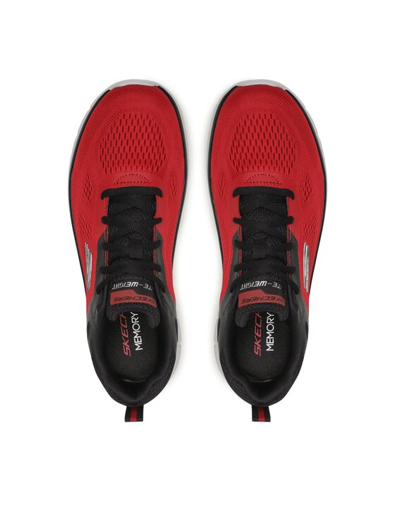 Skechers Sneakersy Skechers Track Broader 232698/RDBK Červená