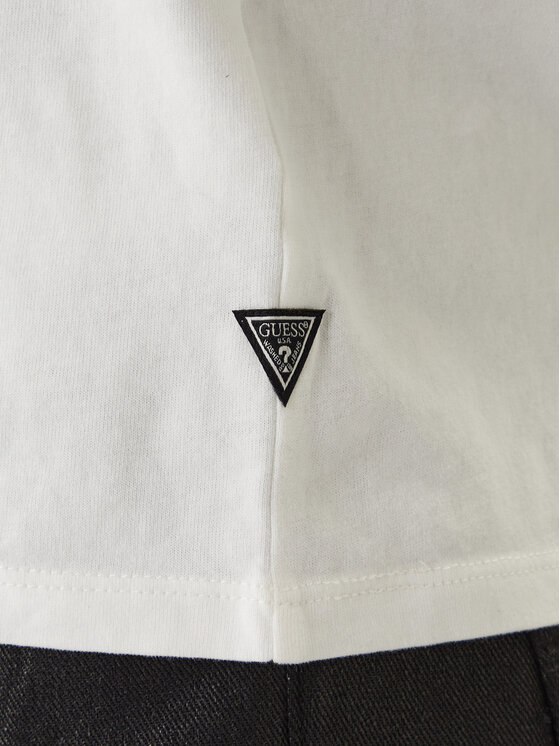 Guess Guess Camiseta M6RI02 KBZV1 Blanco Regular Fit