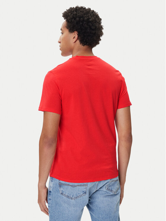 Mustang Mustang Camiseta Austin 1016853 Rojo Regular Fit
