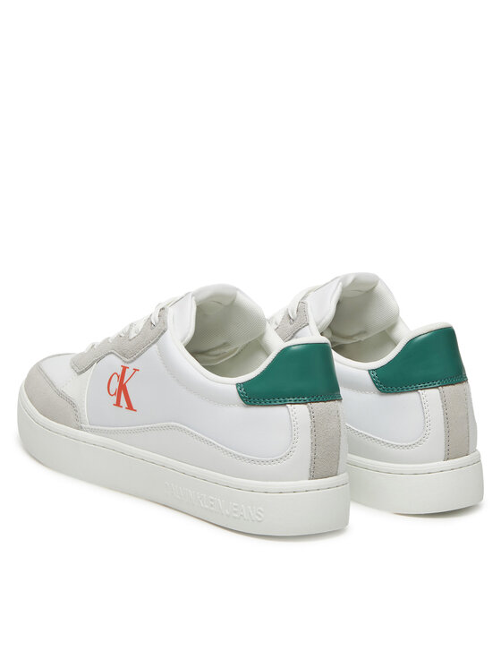 Calvin Klein Jeans Sneakers Calvin Klein Jeans Classic Cupsole Mg Nylon Mix YM0YM01304 Bianco