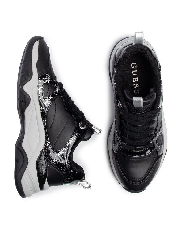 Guess Сникърси Guess Flaus FL5FLS FAL12 Черен