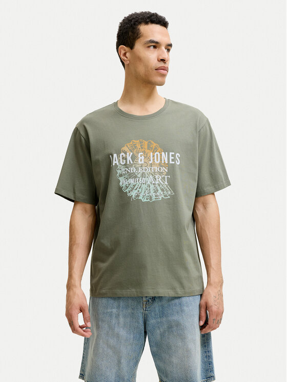 Jack & Jones Jack & Jones Camiseta Gradient Print 12288094 Gris Regular Fit