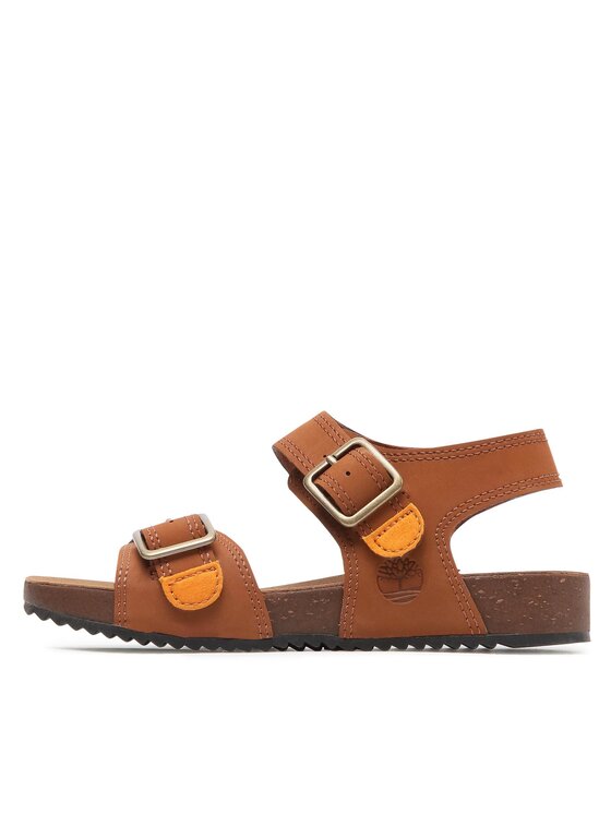 Timberland Босоніжки Timberland Castle Island 2 Strap TB0A427QF13 Коричневий