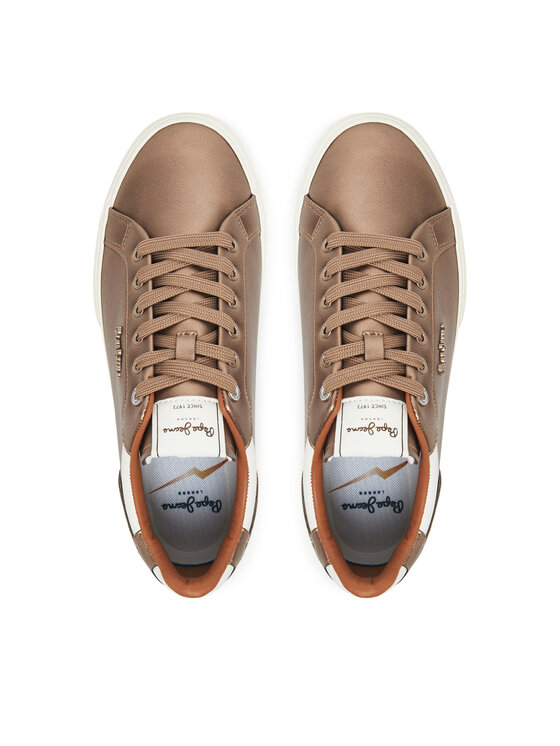 Pepe Jeans Tenisice Pepe Jeans Kenton Glam W PLS300005 Zlatna