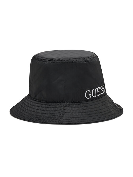 Guess Kapelusz Guess Bucket Not Coordinated Hats AW8635 NYL01 Czarny