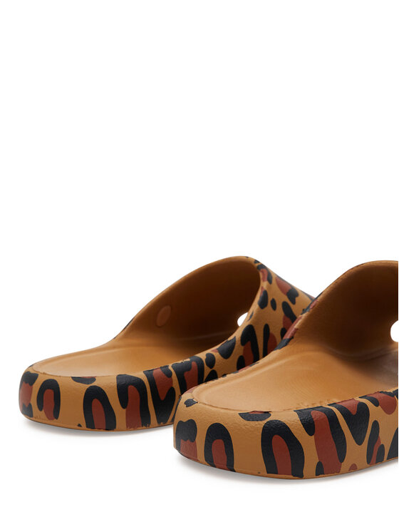 Melissa Шльопанці Melissa Mini Melissa Free Print Slide Inf 35936 Коричневий