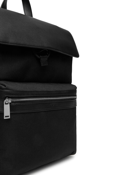 Calvin Klein Ruksak Calvin Klein Contrast Flap Backpack LV04D3030G Crna