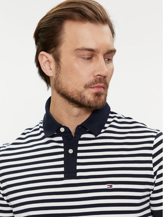 Tommy Hilfiger Tommy Hilfiger Polo majica 1985 MW0MW17770 Mornarsko modra Regular Fit