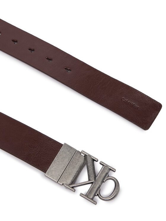 Calvin Klein Josta Calvin Klein Ck Buckle Tumbled 35Mm Adj/Rev LV04D7049G Brūns