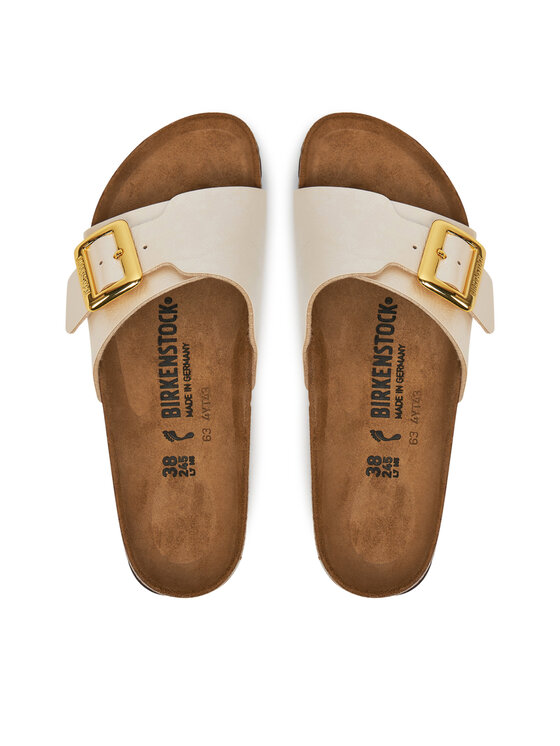 Birkenstock Ciabatte Birkenstock Catalina Cushion Buckle 1029393 Écru