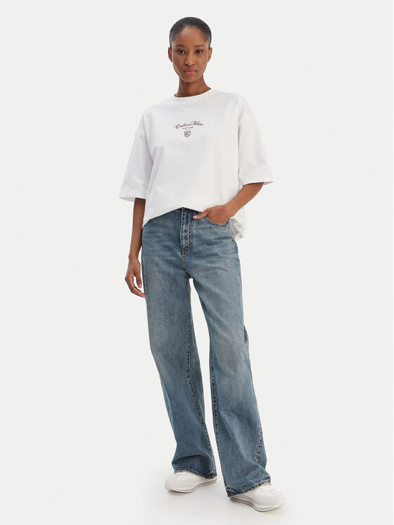Calvin Klein Jeans Calvin Klein Jeans Camiseta LV047E232G Blanco Relaxed Fit