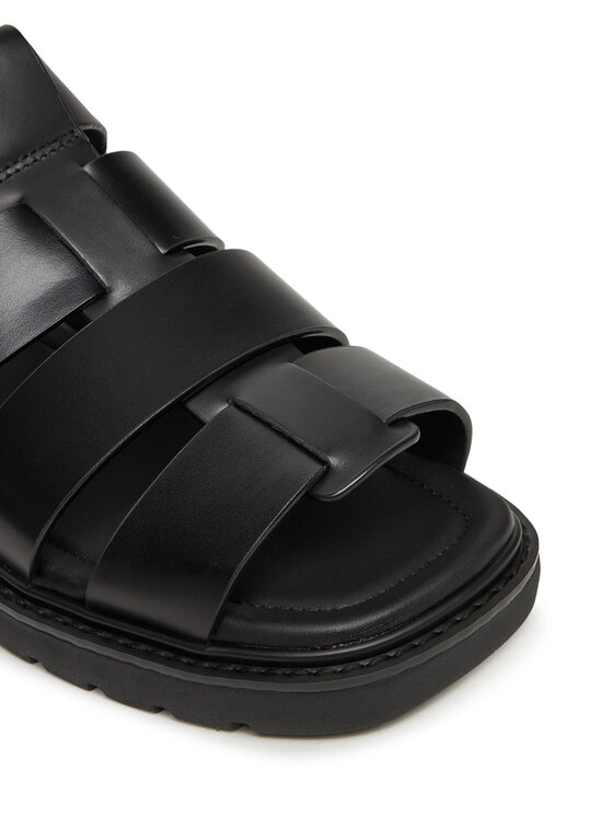 Calvin Klein Jeans Sandali Calvin Klein Jeans Sq Molded Sdl Fisherman Mg Wn YW0YW01700 Nero