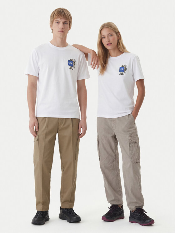 The North Face The North Face Camiseta NF0A8JB4 Blanco Relaxed Fit