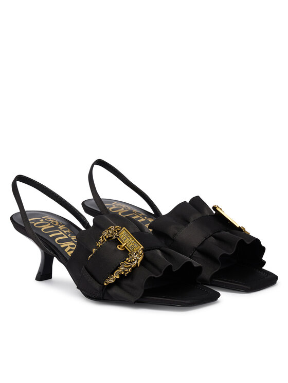 Versace Jeans Couture Босоніжки Versace Jeans Couture 80VA3S48 ZS185 Чорний