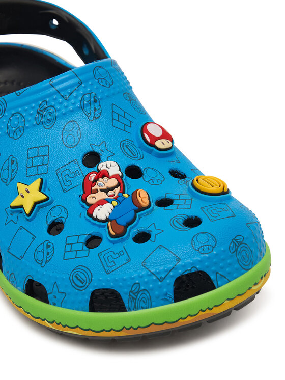 Crocs Шльопанці Crocs Super Mario Core Classic Clog Kids 212140 Кольоровий