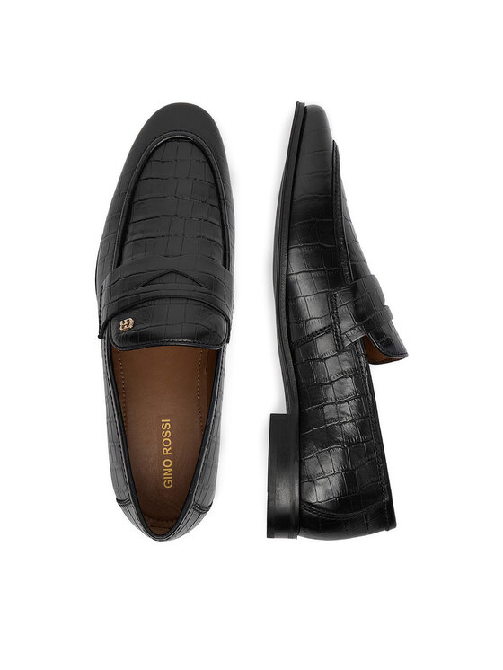 GINO ROSSI Slipper GINO ROSSI EO-GIOVANNI-02 MI34 Schwarz