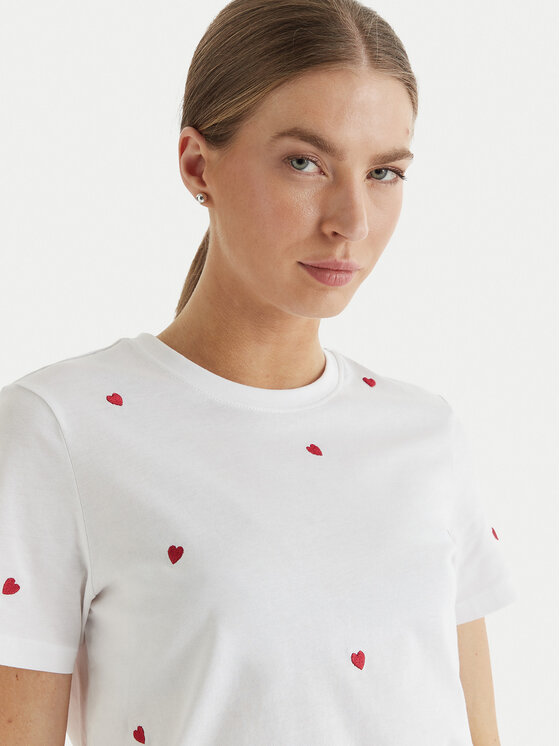 ONLY ONLY Camiseta Ketty 15288473 Blanco Regular Fit