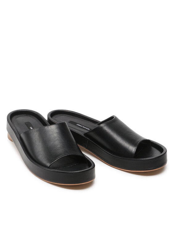 GINO ROSSI Klapki Gino Rossi 22SS17 Czarny