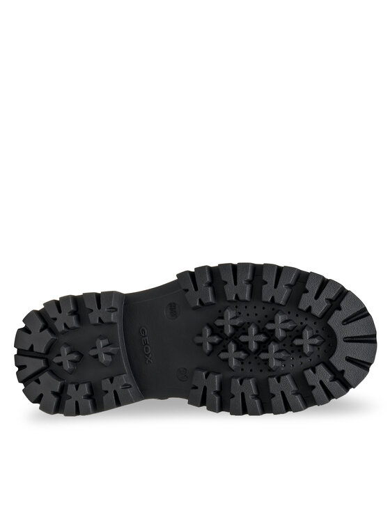 Geox Īsie zābaki Geox J Maquinnens J56M6C 000CN C9999 D Melns