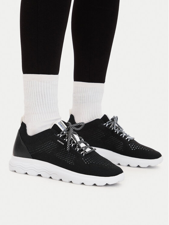 Geox Sneakersy Geox D Spherica A D15NUA 0006K C9999 Czarny