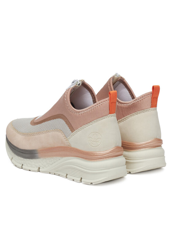 Rieker Sneakersy Rieker 48053-31 Růžová